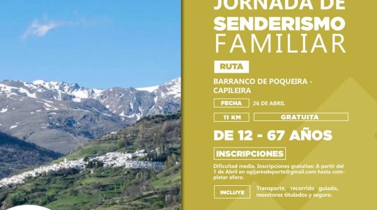 🌿 Jornada de senderismo: Barranco de Poqueira – Capileira  
  
📅 Domingo 26 de abril  
  
El Patronato Municipal de Deportes organiza una ruta de...