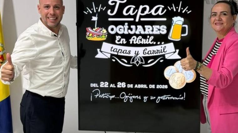 🍻 ¡IX Ruta de la Tapa de Ogíjares! “En abril… tapas y barril”  
  
Nuestro alcalde y la concejala de Comercio presentan el rutero oficial de esta ...