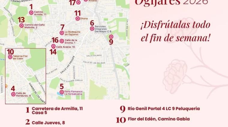 🌸 ¡YA TENEMOS DISPONIBLE LA RUTA DE LAS CRUCES! 🌸  
  
Ogíjares se prepara para vivir una de sus tradiciones más bonitas, y ya puedes consultar l...
