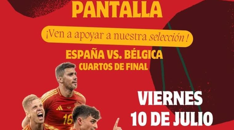 ¡Vive el fútbol con nuestra selección en Ogíjares!  
  
Este viernes 10 de julio, nos reunimos para animar juntos a España en los cuartos de final ...