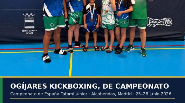 🥊 Siete medallas para Ogíjares en el Campeonato de España Junior de Tatami  
  
El club Ogíjares Kickboxing ha logrado un magnífico resultado en e...