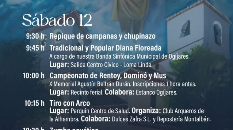 El sábado viene fuerte en las Fiestas Populares de Ogíjares. 🎉  
  
El día reunirá actividades deportivas, propuestas infantiles, juegos de agua, ...