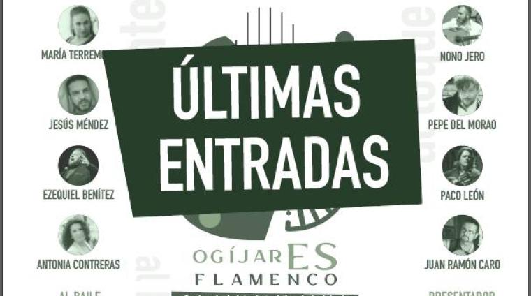 🎶 ¡Últimas entradas para el XLVII Festival Nacional de Cante Flamenco de Ogíjares!  
  
🎟️ También habrá venta en taquilla el mismo día del festiv...